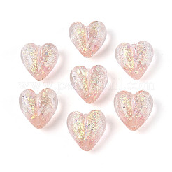 Нити из фольгированных бусин лэмпворк ручной работы FOIL-T008-08D