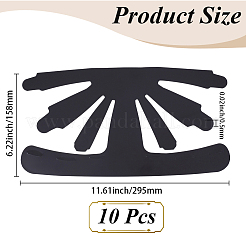 Support intérieur de chapeau en plastique&nbsp;AJEW-CY0002-50B