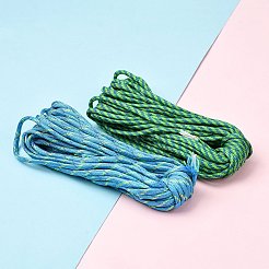 100m 10 Farben 7 Innenkerne Polyester- & Elasthan-Kordelseile&nbsp;RCP-LS0001-01E