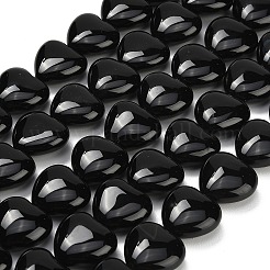 Бусины из натурального черного оникса&nbsp;G-B178-L01-02