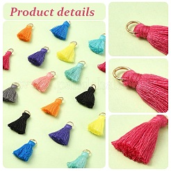 20шт 10 цвета поликоттон (полиэстер FIND-YW0004-57