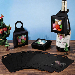 10 boîte cadeau à suspendre en papier kraft carré&nbsp;CON-CN0001-31A