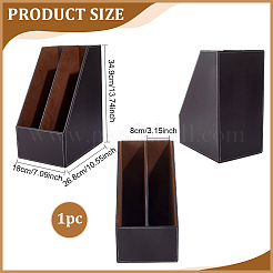 Portadocumenti in similpelle e legno a 2 scomparto&nbsp;AJEW-WH0817-170