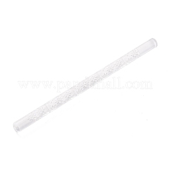 アクリル粘土模様ローラー  エンボスクッキーを焼くため  キッチンツール  粘土ツール  花柄  16.5~16.7x0.95~1cm&nbsp;AJEW-F055-06D