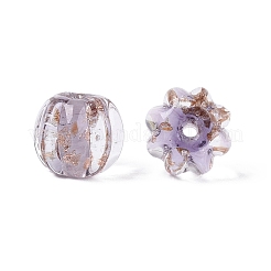 Perles vernissées de sable d'or manuelles &nbsp;LAMP-Q039-08B