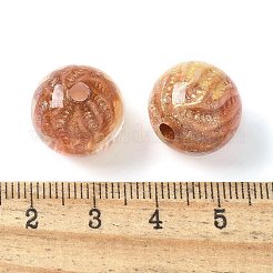 Двухцветные прозрачные акриловые бусины&nbsp;OACR-D304-02K