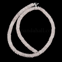 天然石ローズクォーツビーズ連売り  滑らかなロンデル  6.5x2.5mm  穴：1.1mm  約167個/連  14.88''（37.8センチメートル）&nbsp;GG-CBAC08A-A08-01