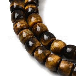Природных тигровый глаз бисер нитей G-A275-C01-7x8mm