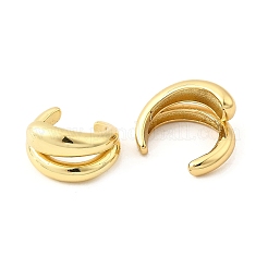 Серьги-клипсы из латуни с гальваническим покрытием&nbsp;EJEW-R162-24G