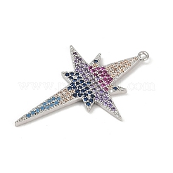 Латунные микро проложить кубического циркония подвески&nbsp;KK-M322-45P