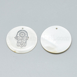 Подвески из пресноводных оболочек SHEL-Q016-012P