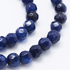 Природный агат бисер нитей G-E469-12