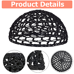 Плетеные полиэстеровые шляпы AJEW-WH20077-013C