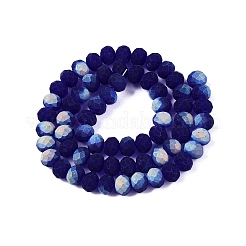 Chapelets de perles en verre transparente  &nbsp;X-EGLA-A044-T8mm-MB06