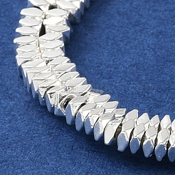 Fili di perline di ematite sintetica non magnetica elettrolitica&nbsp;G-U003-02