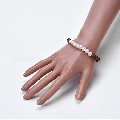 Bracciali tratto perla naturale&nbsp;BJEW-JB04109