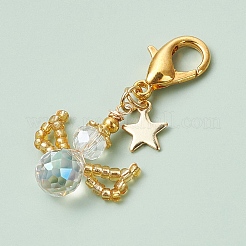 Стеклянные бусины ангела&nbsp;HJEW-MZ00108