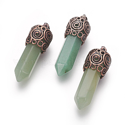 Натуральный зеленый авантюрин отметил кулоны&nbsp;G-I214-I02