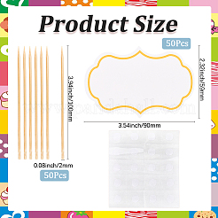 1 набор бумажных фигурок для торта AJEW-SC0003-84A