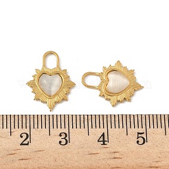 Подвески из нержавеющей стали 304 «кошачий глаз»&nbsp;STAS-V015-38G