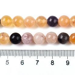 Tinti bianco naturale perle di giada fili&nbsp;G-T138-8mm-210-35