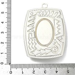 Окрашенные синтетической бирюзы большие кулоны&nbsp;STAS-G374-05S-14