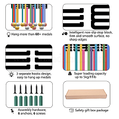 Модная железная вешалка для медалей ODIS-WH0037-111
