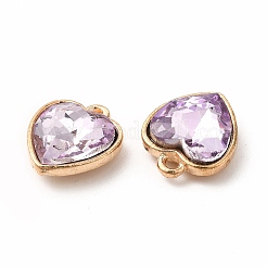 Факельные стеклянные подвески из стразы&nbsp;GLAA-I051-B06