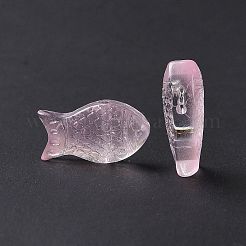 Perle di vetro verniciate a spruzzo trasparente&nbsp;X1-GLAA-I050-10J