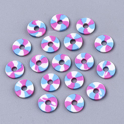 Полимерной глины ручной работы бисер нитей CLAY-R091-8mm-01