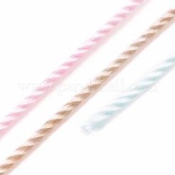 5 рулон 12-слойных сегментных окрашенных полиэфирных шнуров&nbsp;WCOR-P001-01B-04