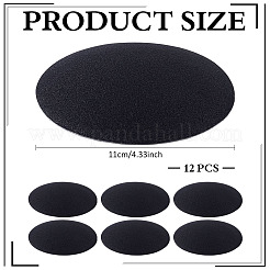 Круглая тканевая основа для шляпы-чародея для магии шляпного дела AJEW-WH0270-739B