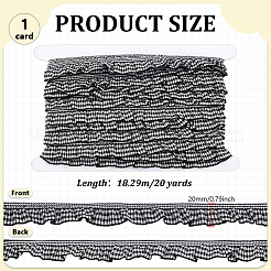 20 ярд полиэстеровых кружевных лент&nbsp;DIY-PH0031-86B