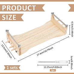 1 bolsa de herramientas de tejido de madera para diy&nbsp;DIY-BC0017-74