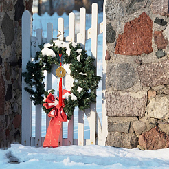 Сплав имитация большой медной монеты китайский узел кулон украшения&nbsp;LS-HJEW-WH0006-60