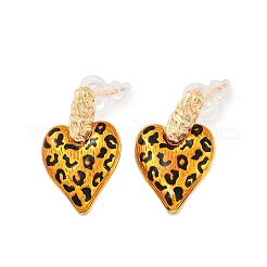 Серьги-гвоздики из латуни&nbsp;EJEW-P301-09G