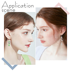 160 шт. крючки для сережек из хирургической нержавеющей стали 316 STAS-SC0005-37