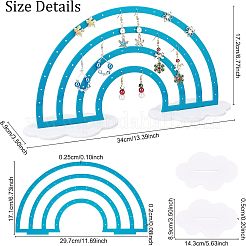 Акриловый дисплей серьги стойки EDIS-WH0029-11A