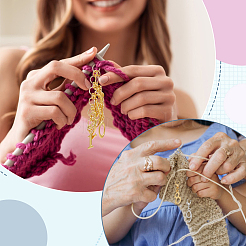 33шт набор инструментов для вязания своими руками № 0~9 HJEW-BC00067