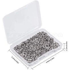 304 нержавеющая сталь соединительные кольца фурнитура для ювелирных изделий STAS-PH0019-01P