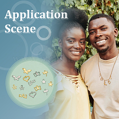 2 цвета 304 подвески из нержавеющей стали&nbsp;STAS-UN0019-25