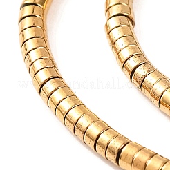 Гальванические нити из синтетических немагнитных гематитовых бусин&nbsp;G-H027-G01-01