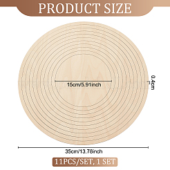 Деревянные листы&nbsp;TOOL-WH0159-03B