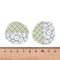 Акриловые подвески с принтом в клетку OACR-T028-05C