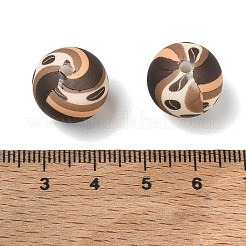 Perles en silicone imprimées sur le thème du café&nbsp;SL-CBACE28-02B