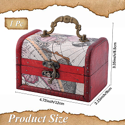 1 шт. деревянные переносные ящики для хранения&nbsp;CON-CL0001-05B