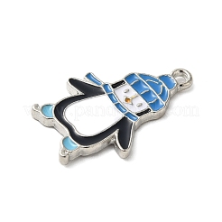 Pendentifs en alliage émaillé sur le thème de l'hiver&nbsp;ENAM-M002-04N-P