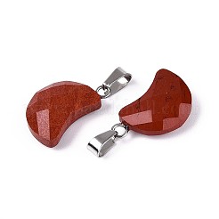 Natürliche rote Jaspis Anhänger&nbsp;G-N349-02H-P