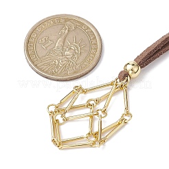 Ожерелья в виде клетки с кристаллами&nbsp;NJEW-JN04586-02