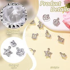 100 шт. 10 стиля подвески из экологически чистого сплава&nbsp;FIND-YW0008-79